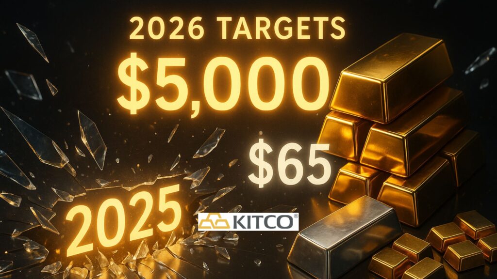 Bank of America Calls for $5000 Gold and $65 Silver in 2026